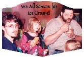 David, Crysta, CJ, and Ice Cream